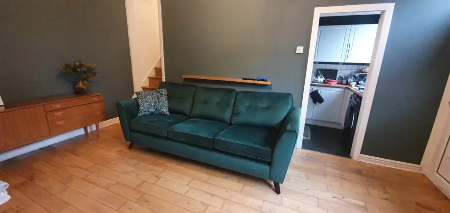 Binky Velvet 4 Seater Sofa