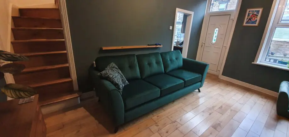 Binky Velvet 4 Seater Sofa