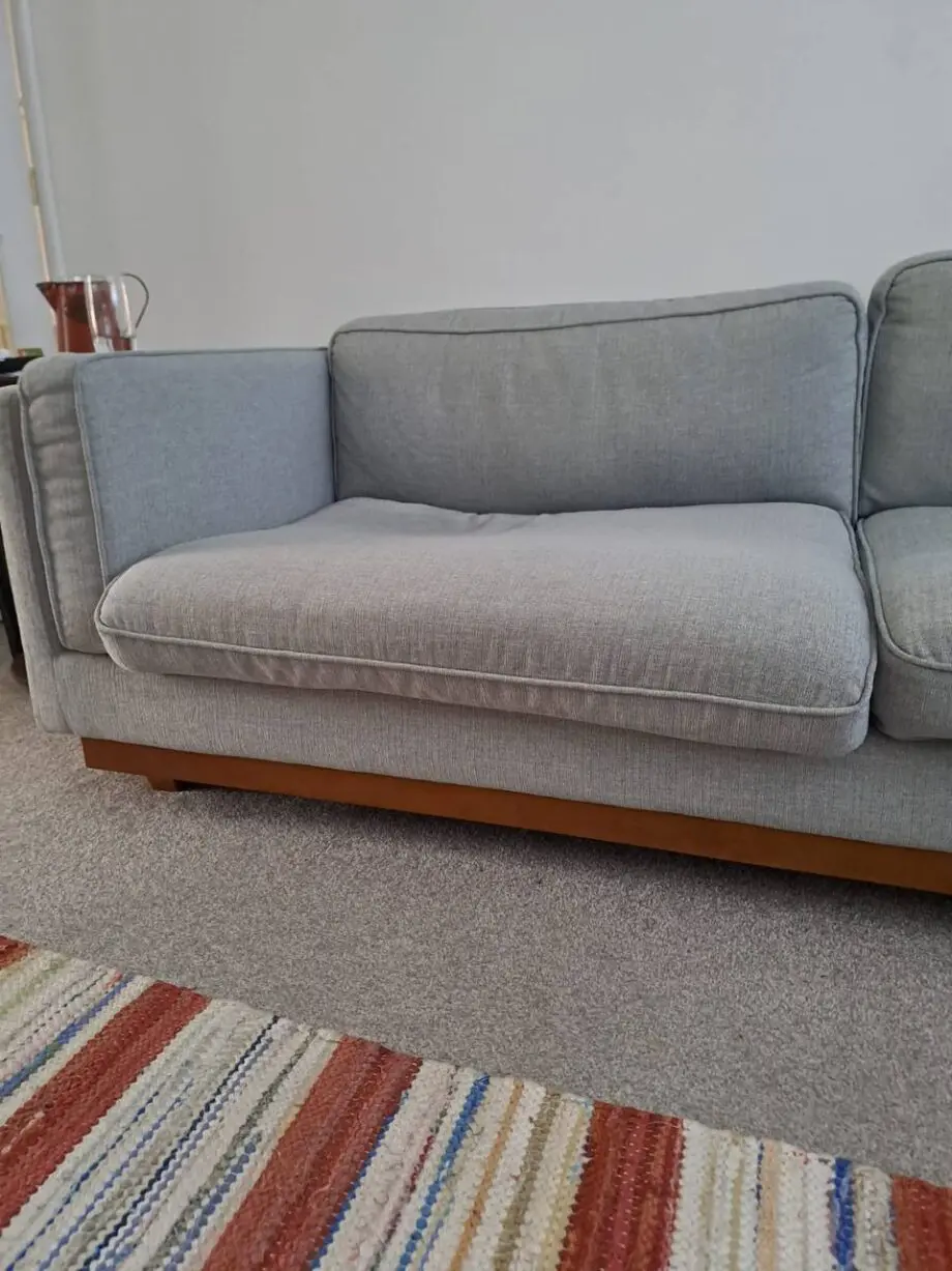 Daals Dipley Sage Fabric Sofa, 3-Seater