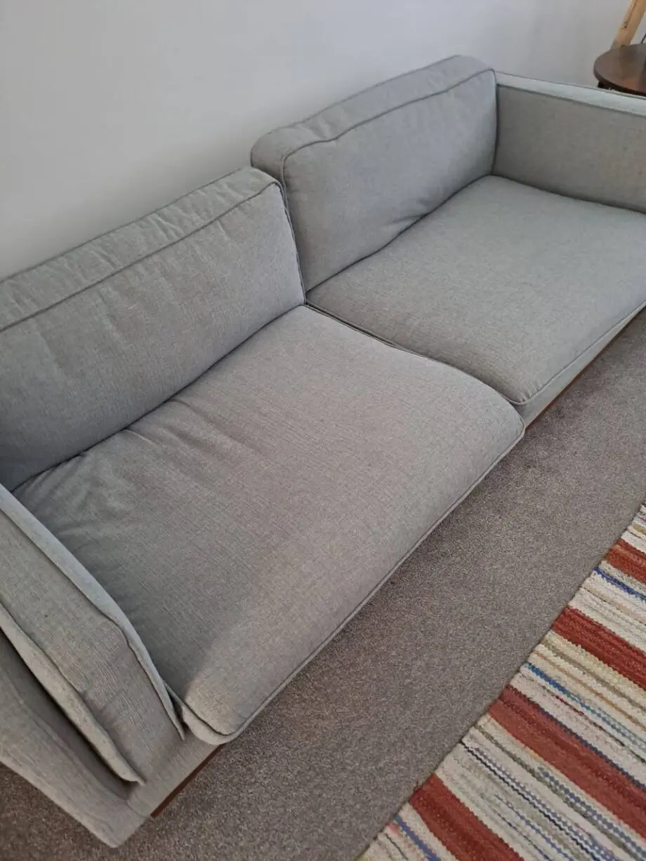 Daals Dipley Sage Fabric Sofa, 3-Seater