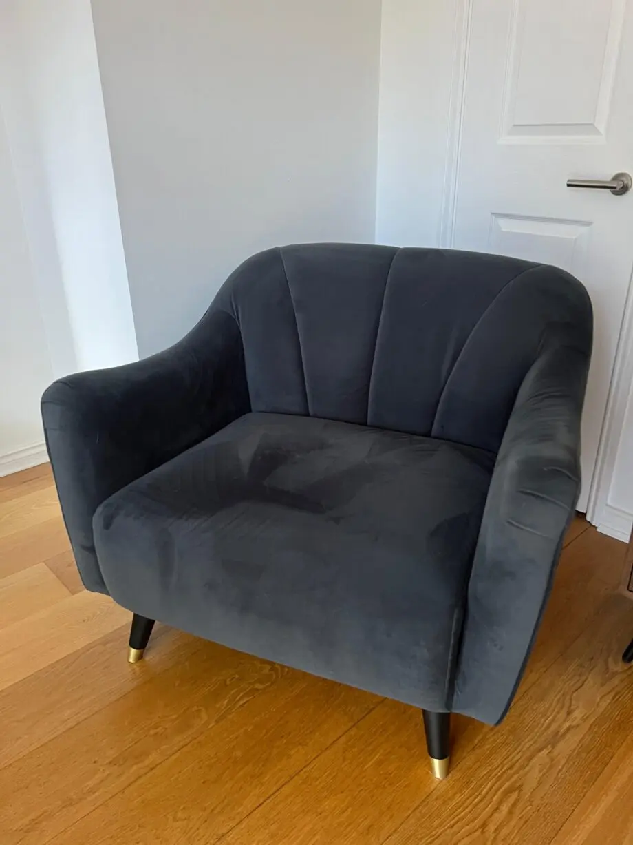 Lois Chair Grey Fabric Barker & Stonehouse