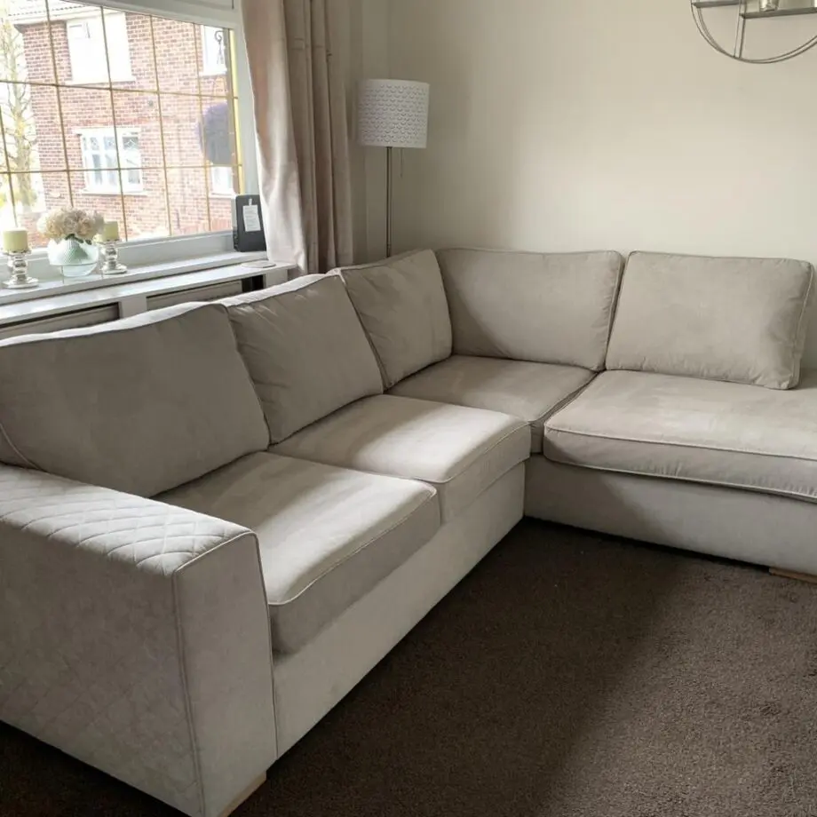 Comfortable High Back Corner Sofa - Delivered to Your Door