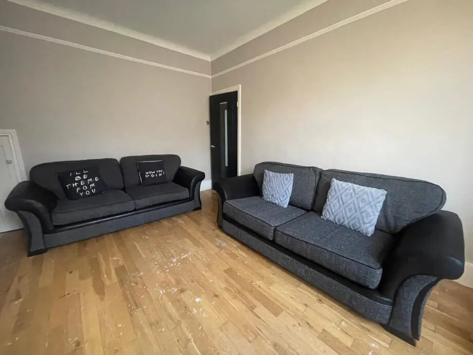 SCS Piper 3 Seater Grey & Black Sofas