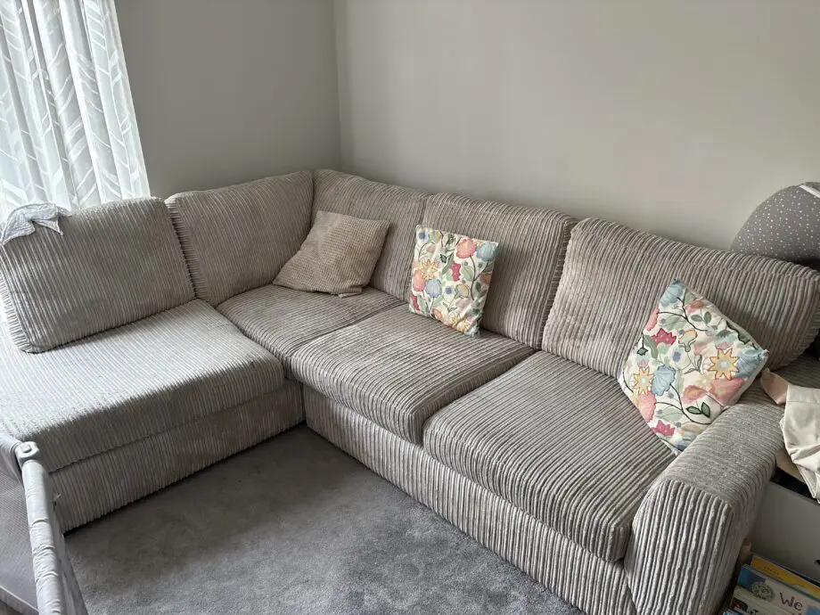 DFS Grey Haydon Corner Sofa