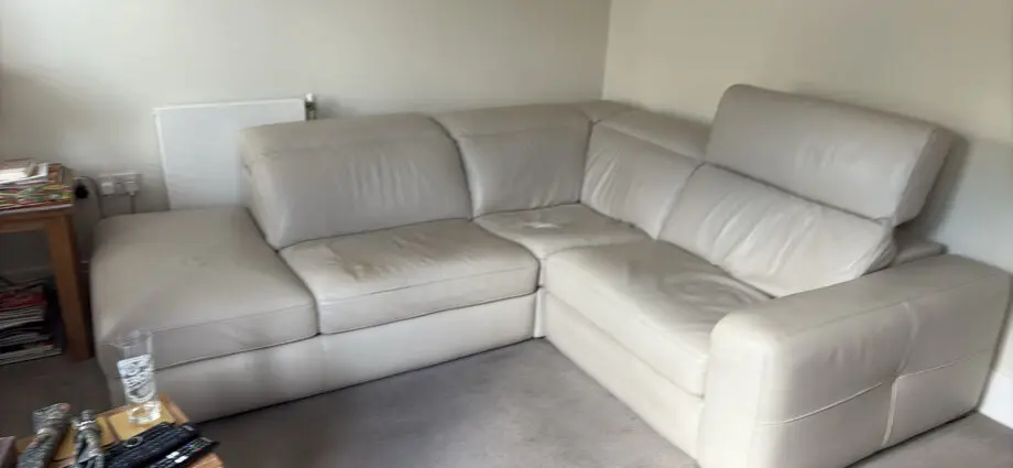 Leather Corner sofa
