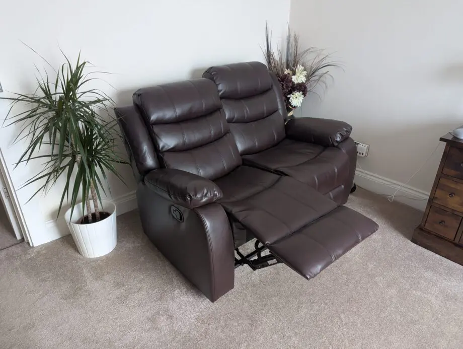 2 & 3 seater leather recliner
