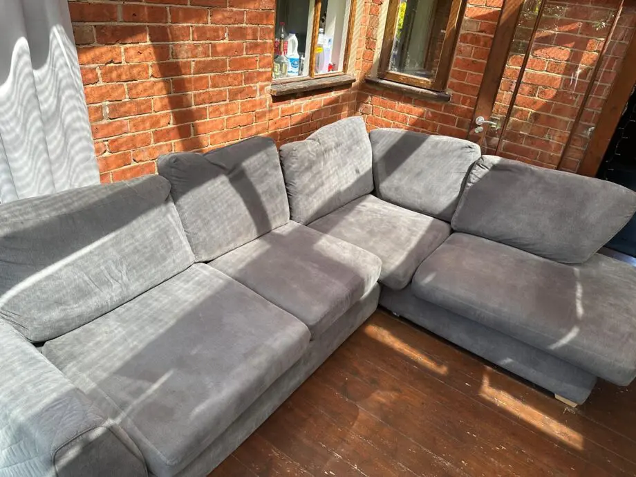 DFS Stylish & Comfy Grey Corner Sofa – Great Condition!