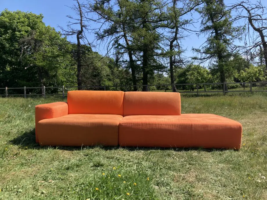 Designer’s Guild Modular Orange Sofa