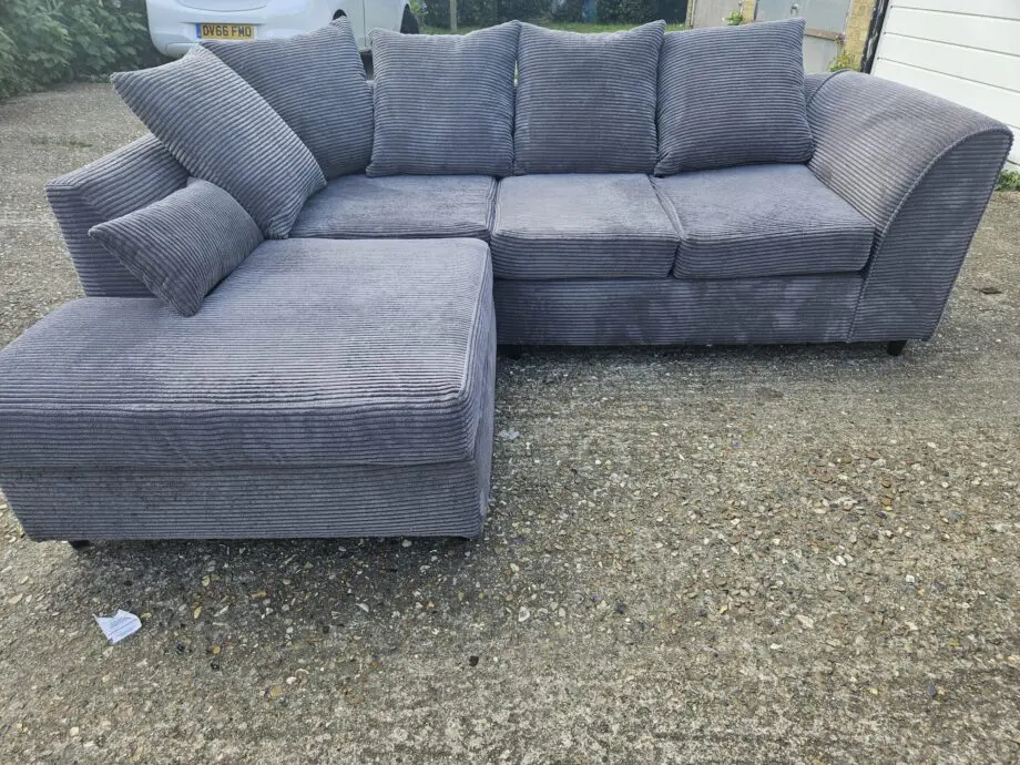 Grey corner sofa