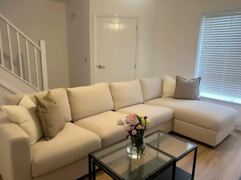 Ikea Vimle 4-seat sofa with chaise longue, Hallarp beige
