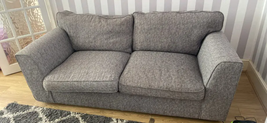 2 seater fabric sofa VGC