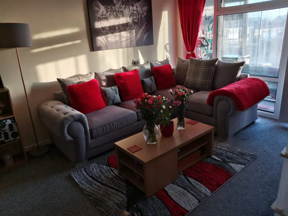 Verona 4 Seater Corner Sofa Grey Colour
