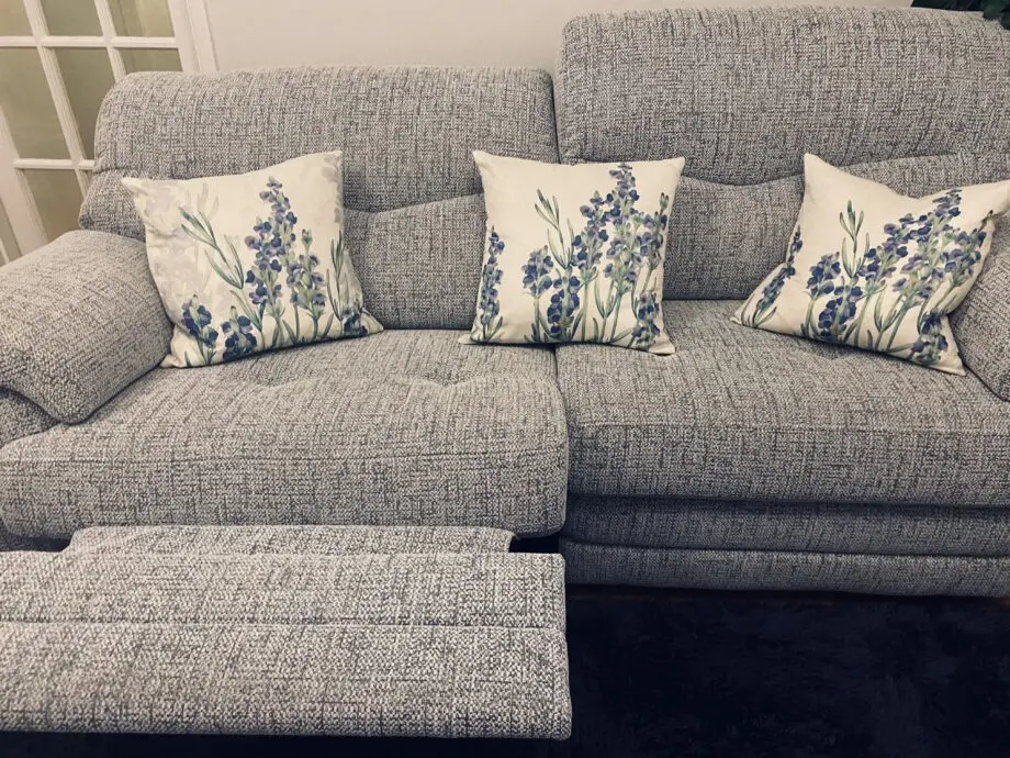 G Plan Stratford 3 seater power recliner Sofa ,Snuggle chair & Footstool with storage