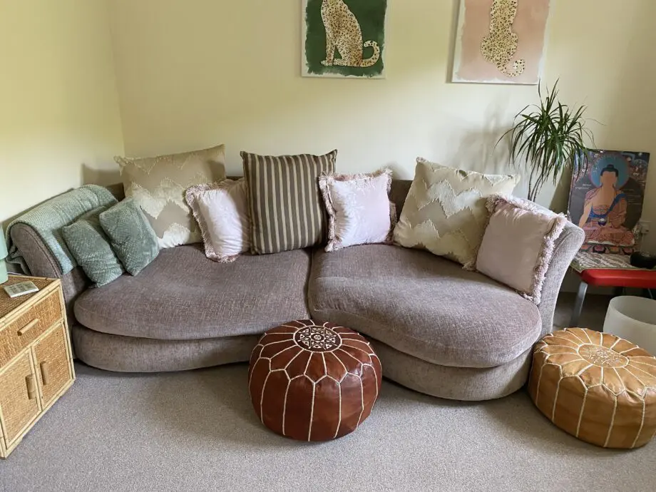 S-shaped sofa and love chair set