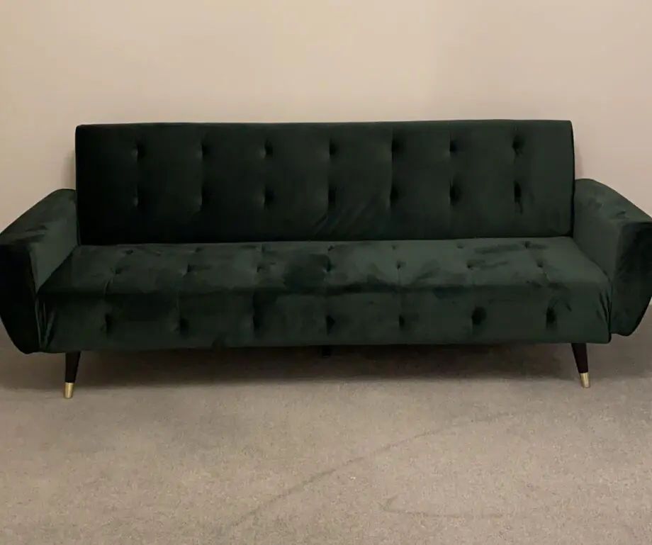Opal Green Chillax 3 Seater Clic Clac Sofa Bed by Jahnke