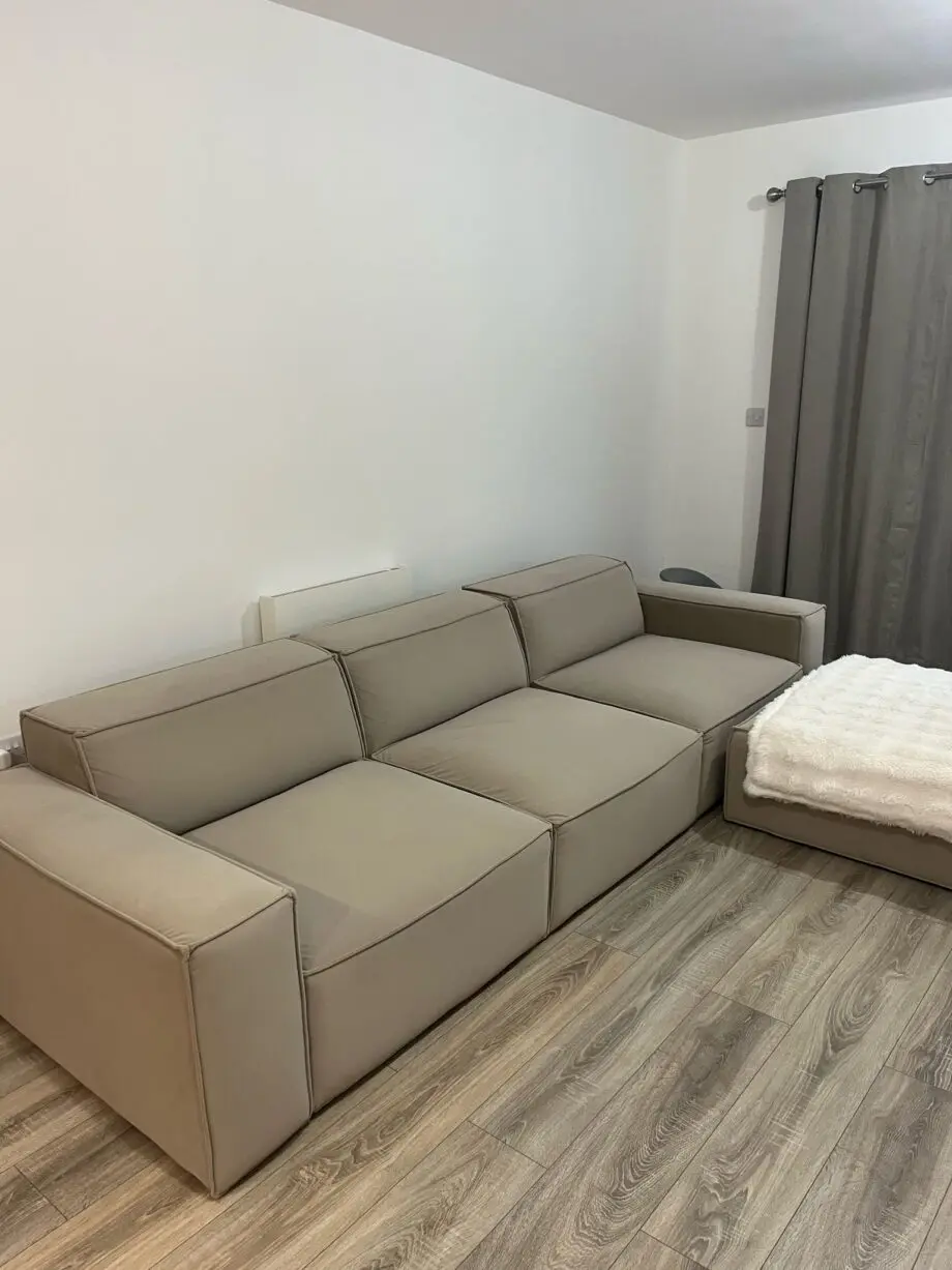 Taupe 3 seater couch