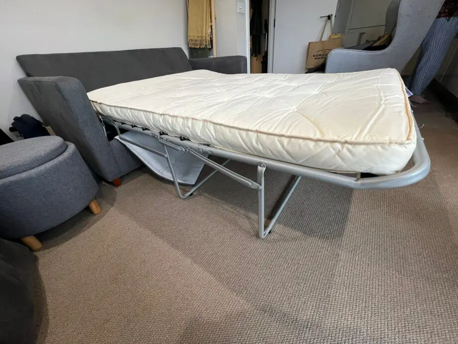 John Lewis Bailey Double Sofa Bed, Light Leg, Hatton Steel