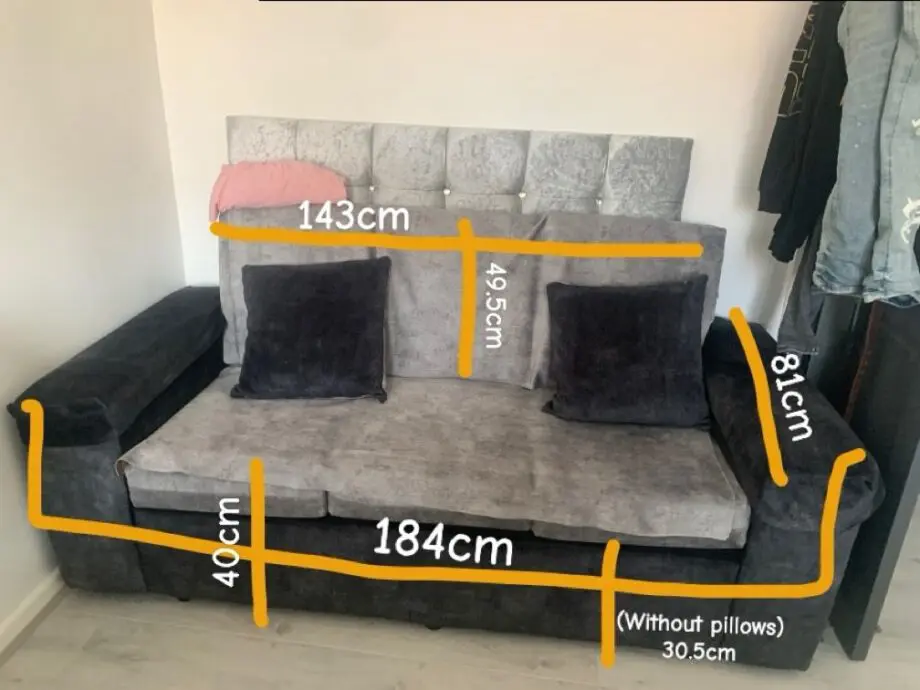3 Seater Sofa Bed Custom made