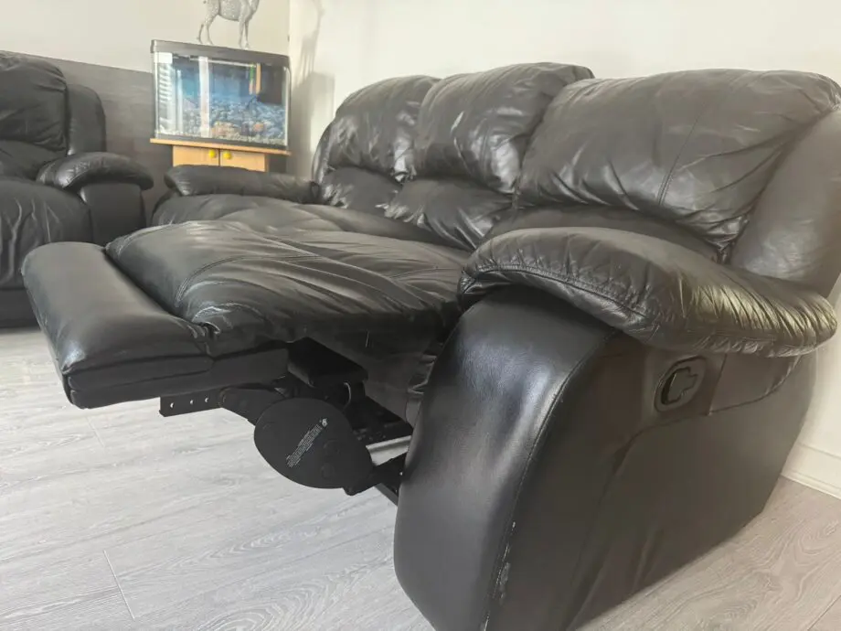 DFS durable black sofa