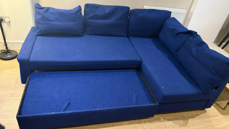 FRIHETEN Corner sofa-bed with storage