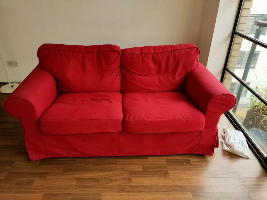 Ikea Red Ektorp sofa
