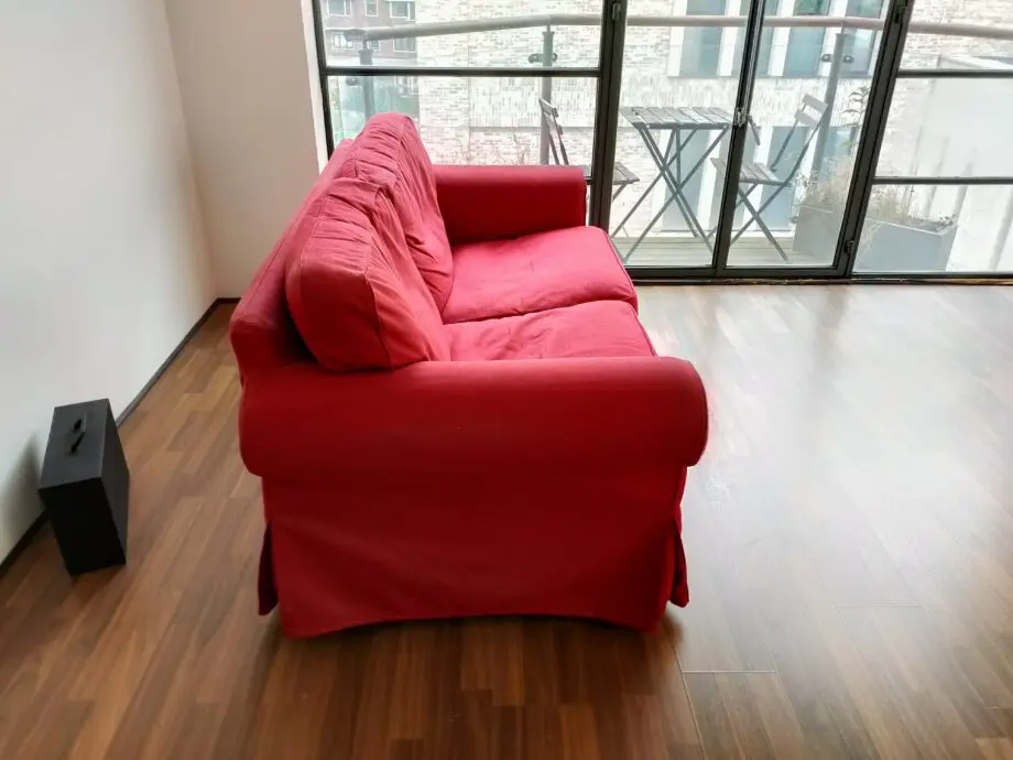 Ikea Red Ektorp sofa