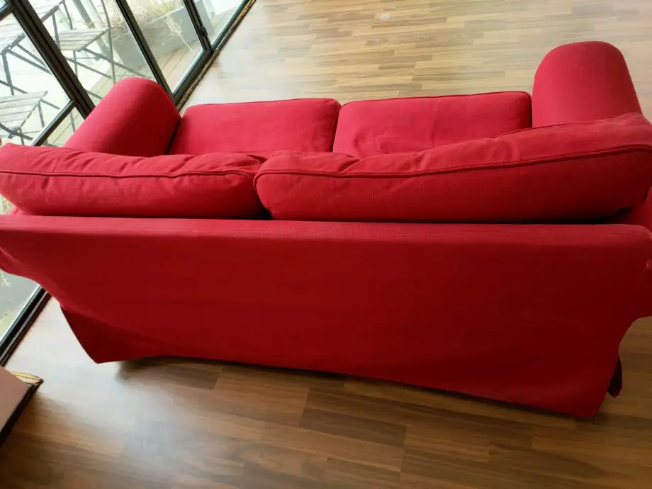 Ikea Red Ektorp sofa