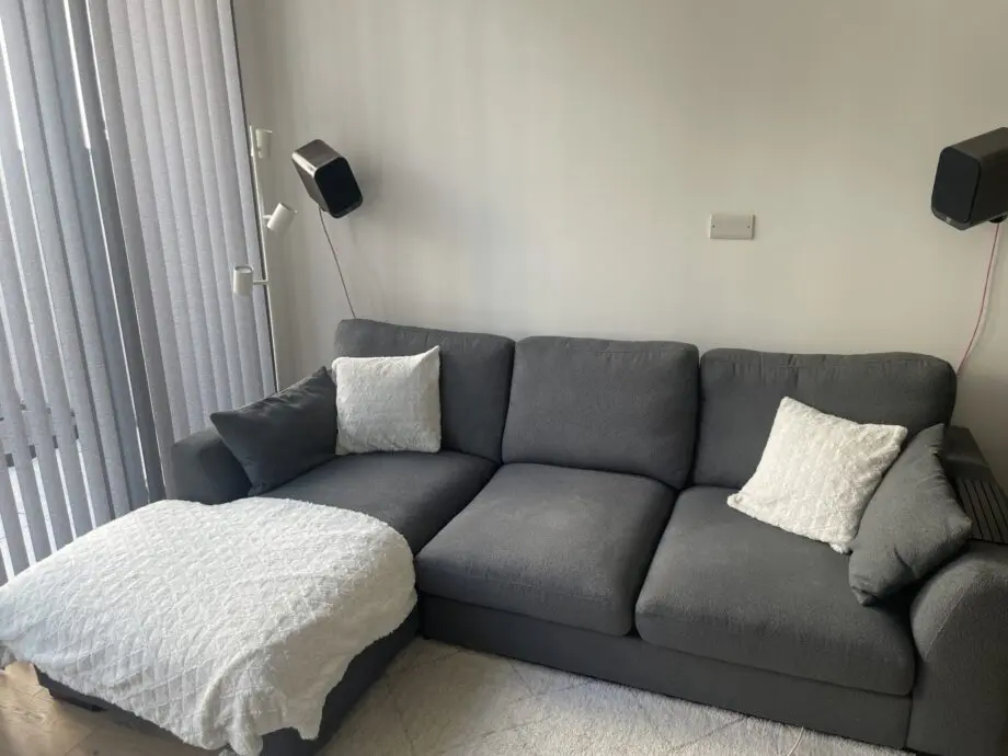 Dfs Dark Grey Corner Sofa For Sale With Free Home Delivery