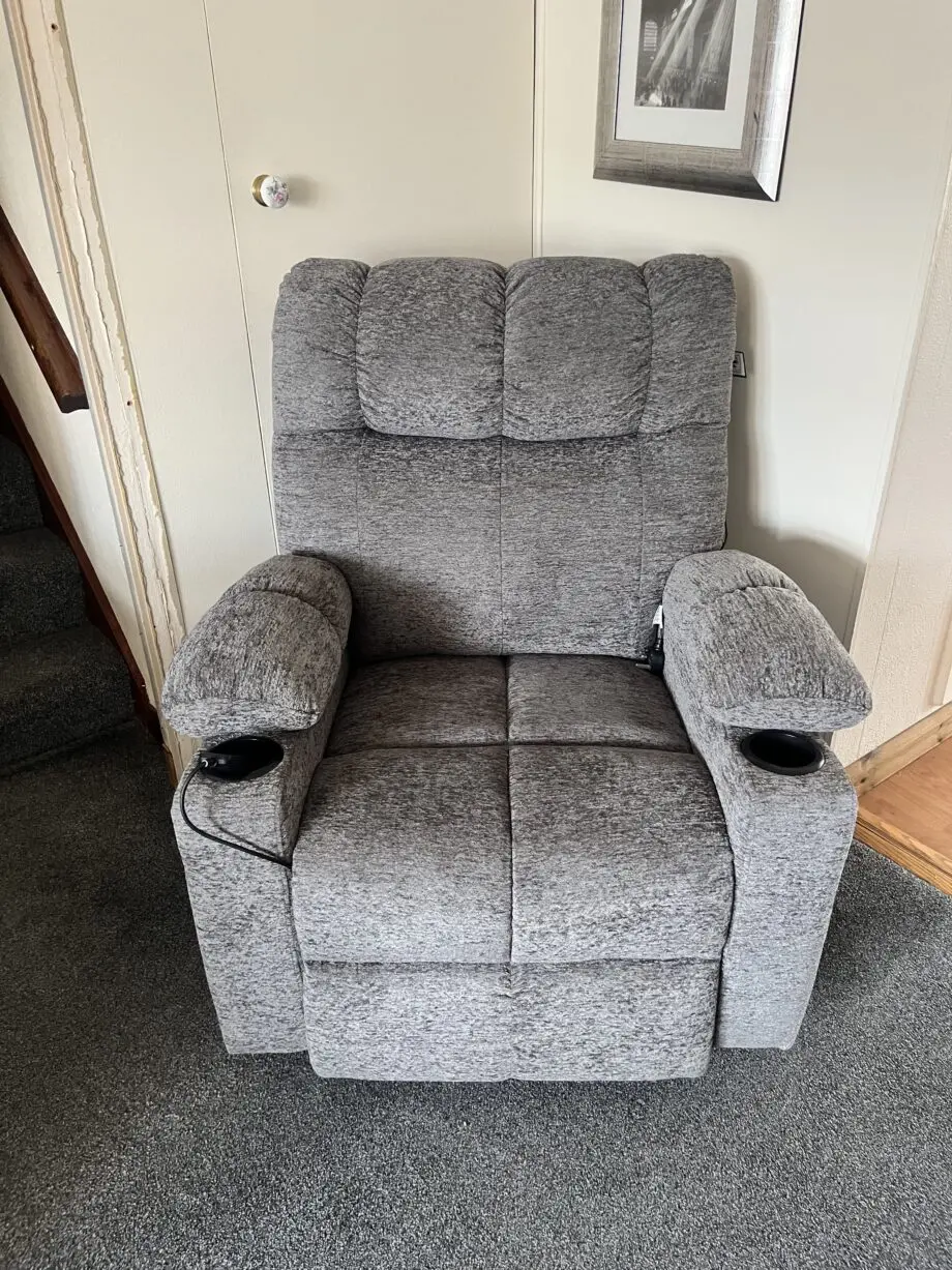 Grey Rise & Recline Chair