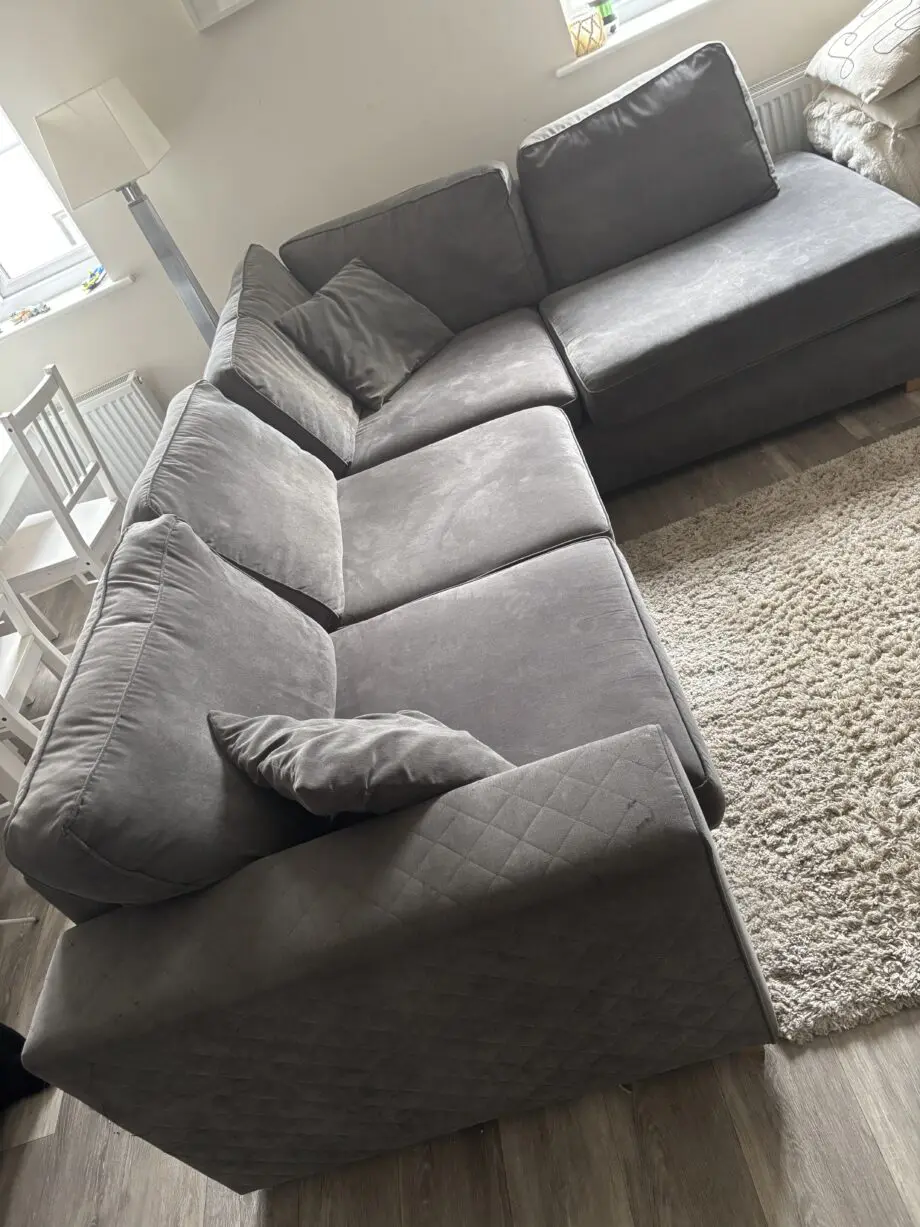 DFS Grey Corner Sofa