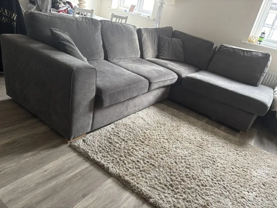 DFS Grey Corner Sofa