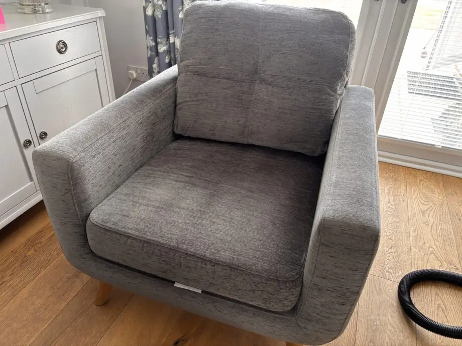 John Lewis Barbican Grey RH Corner Sofa & Armchair