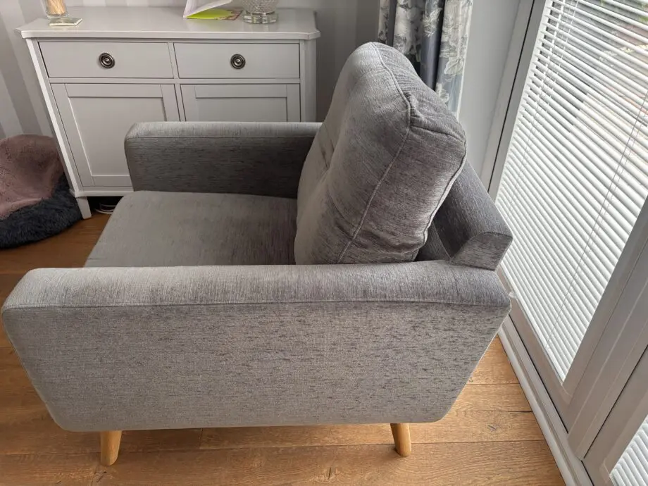 John Lewis Barbican Grey RH Corner Sofa & Armchair