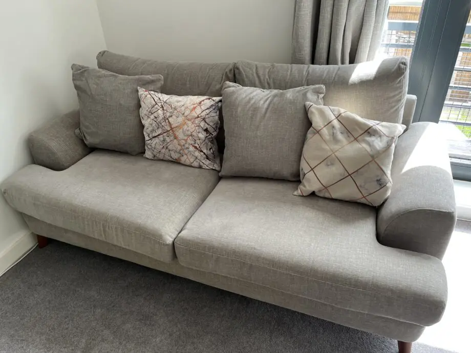 Next light grey 3 seater Parker sofa