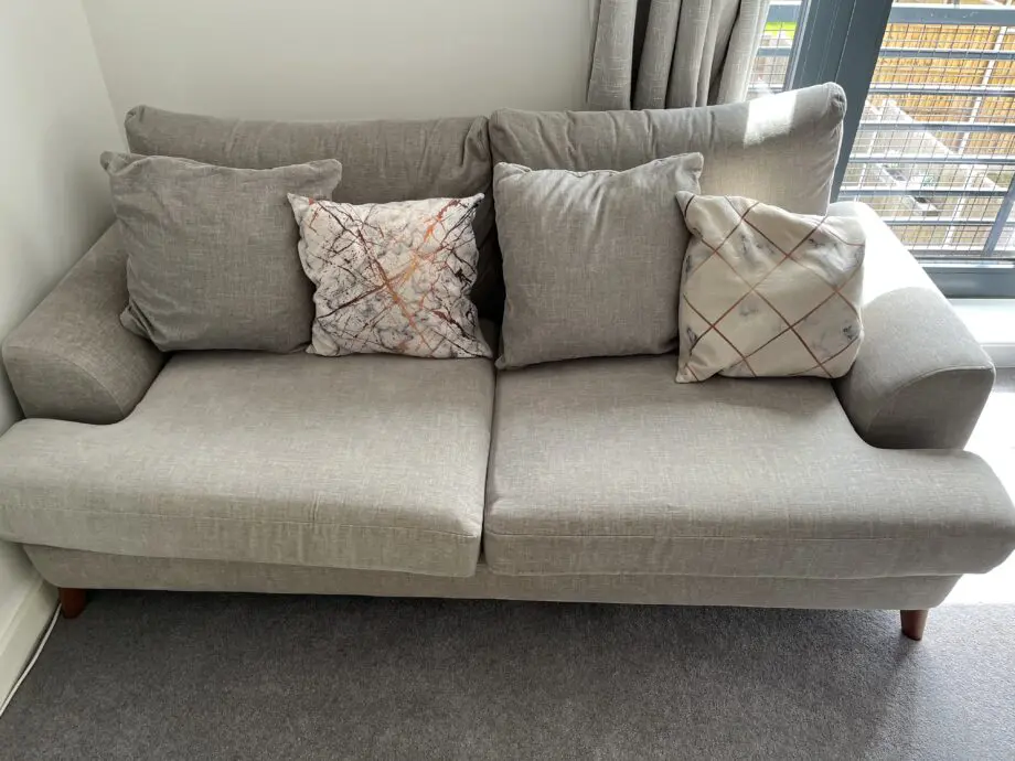 Next light grey 3 seater Parker sofa