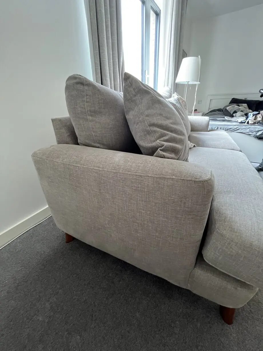 Next light grey 3 seater Parker sofa