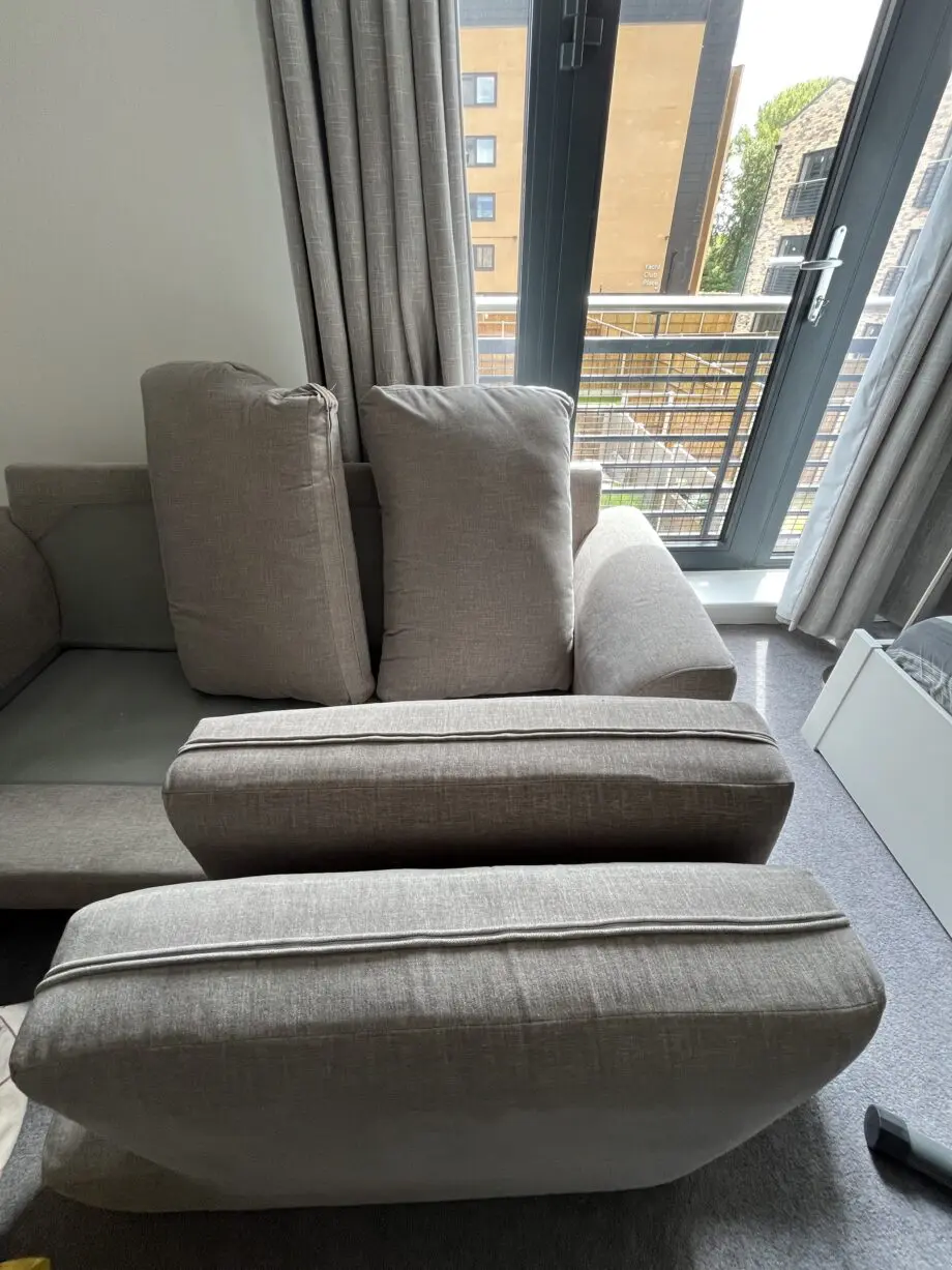 Next light grey 3 seater Parker sofa