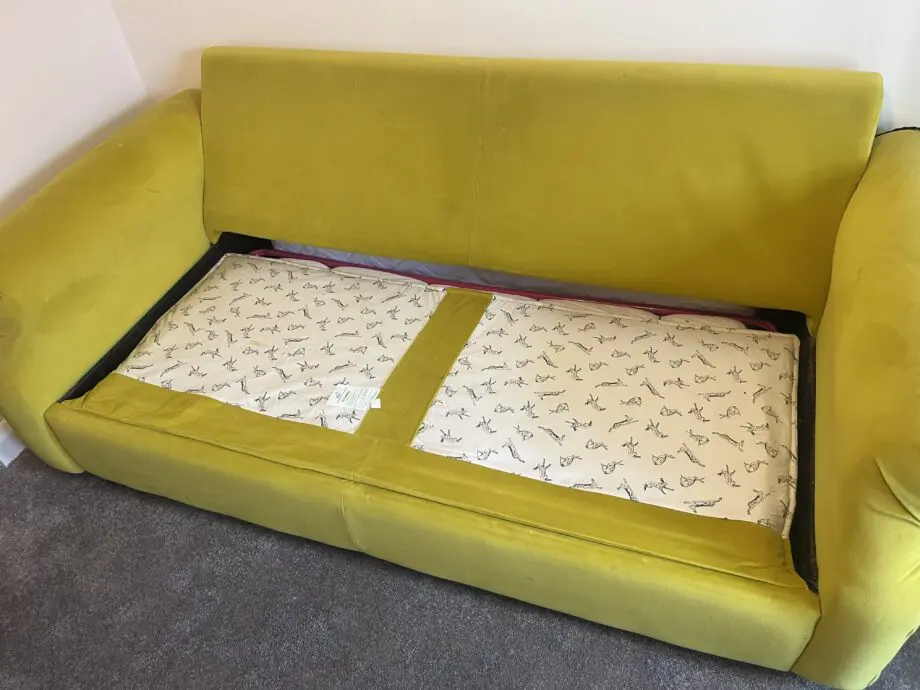 DFS Joules Windsor Velvet 3 seat sofa bed