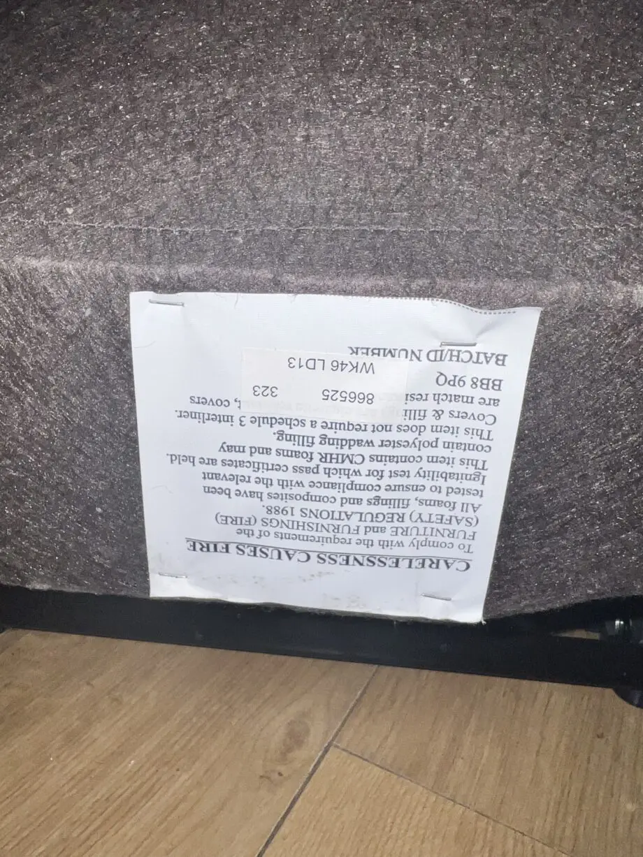 DFS Grey 4 Seater Recliner Sofa