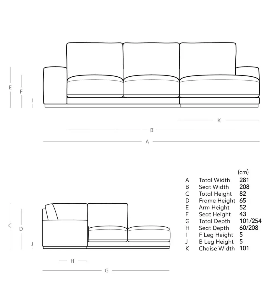 Swoon Denver Right Hand Corner Sofa
