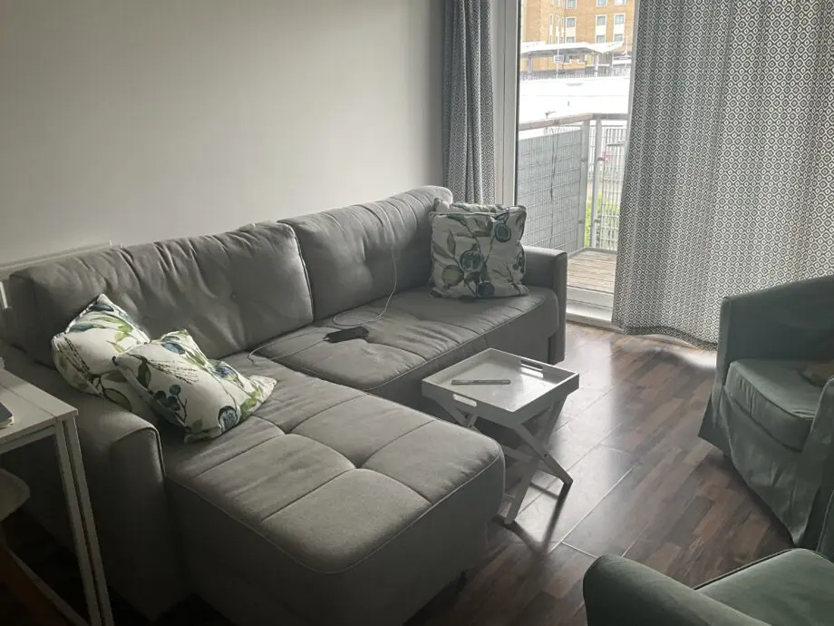 Room 8 sofa with super king bed and storage