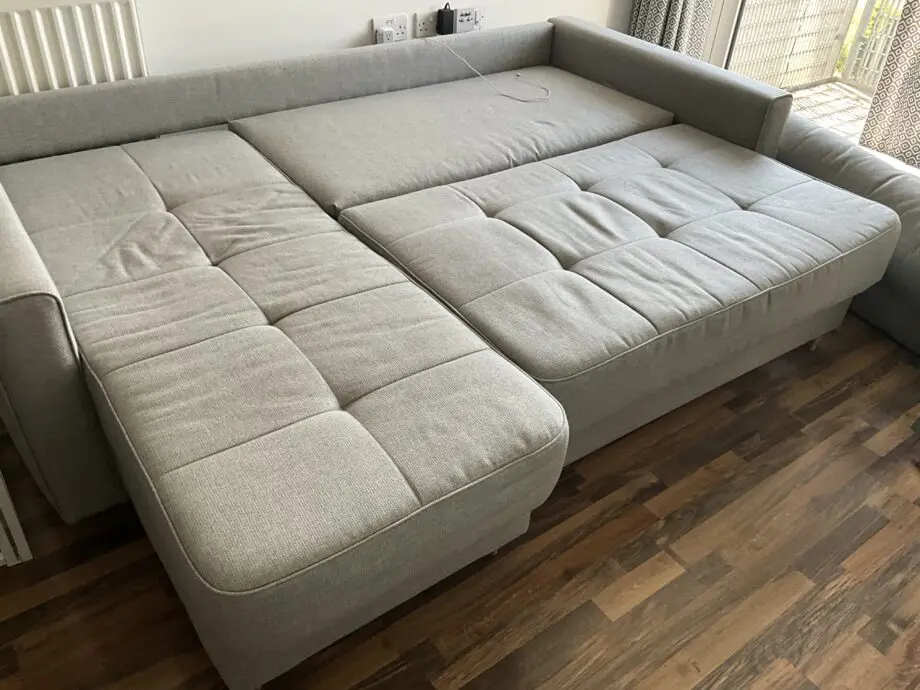Room 8 sofa with super king bed and storage