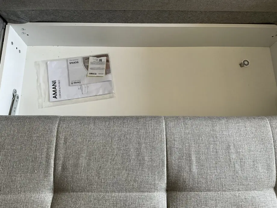 Room 8 sofa with super king bed and storage