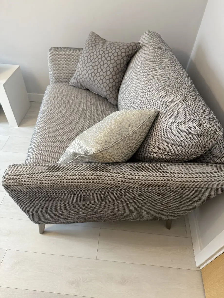 DFS Grey Libby 3 seater & chair