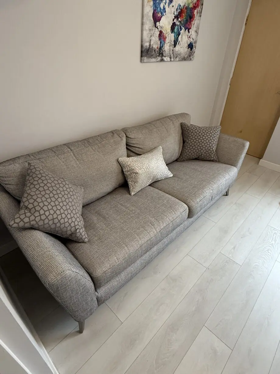 DFS Grey Libby 3 seater & chair