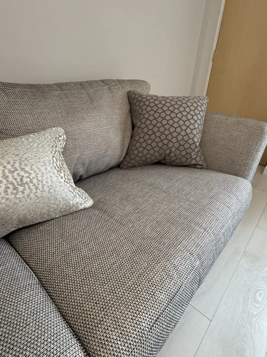 DFS Grey Libby 3 seater & chair