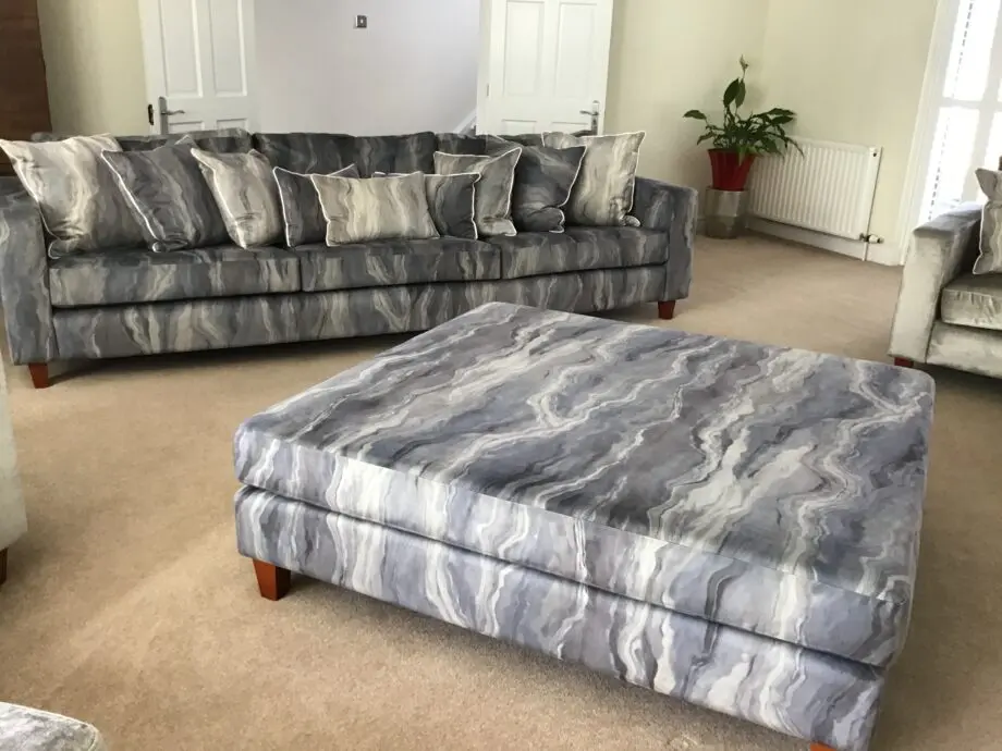 Bespoke sofas and large Ottoman