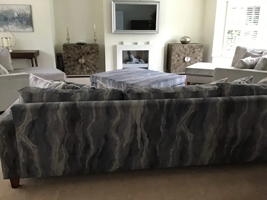 Bespoke sofas and large Ottoman