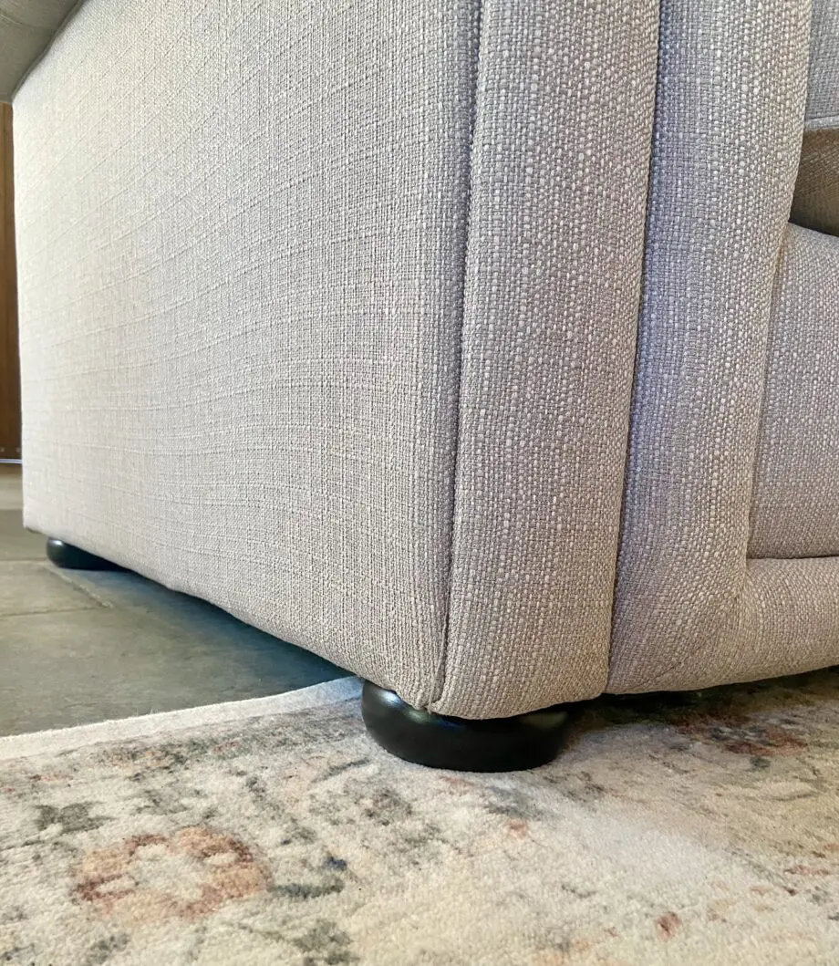 DFS Beige / Oyster Chesterfield Sofabed