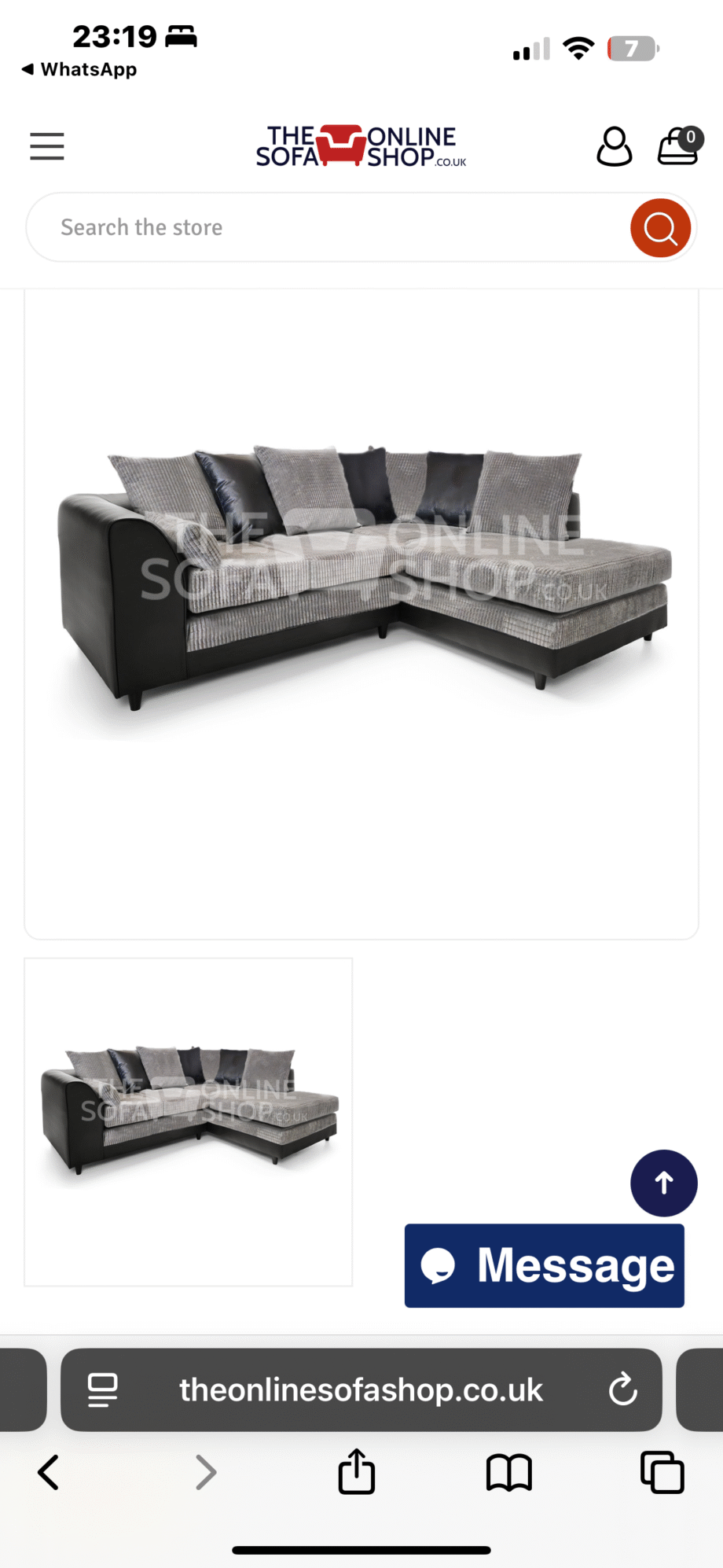 Corner sofa